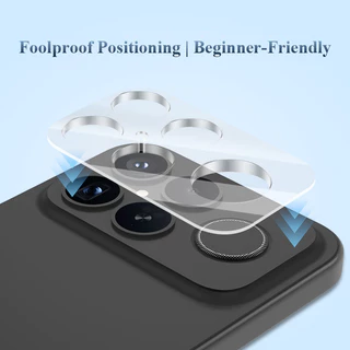 Lereach สําหรับ Poco F8 Ultra/Xiaomi Poco F8 Pro กระจกนิรภัยกล้องเลนส์ Protector, Auto-Adhesive