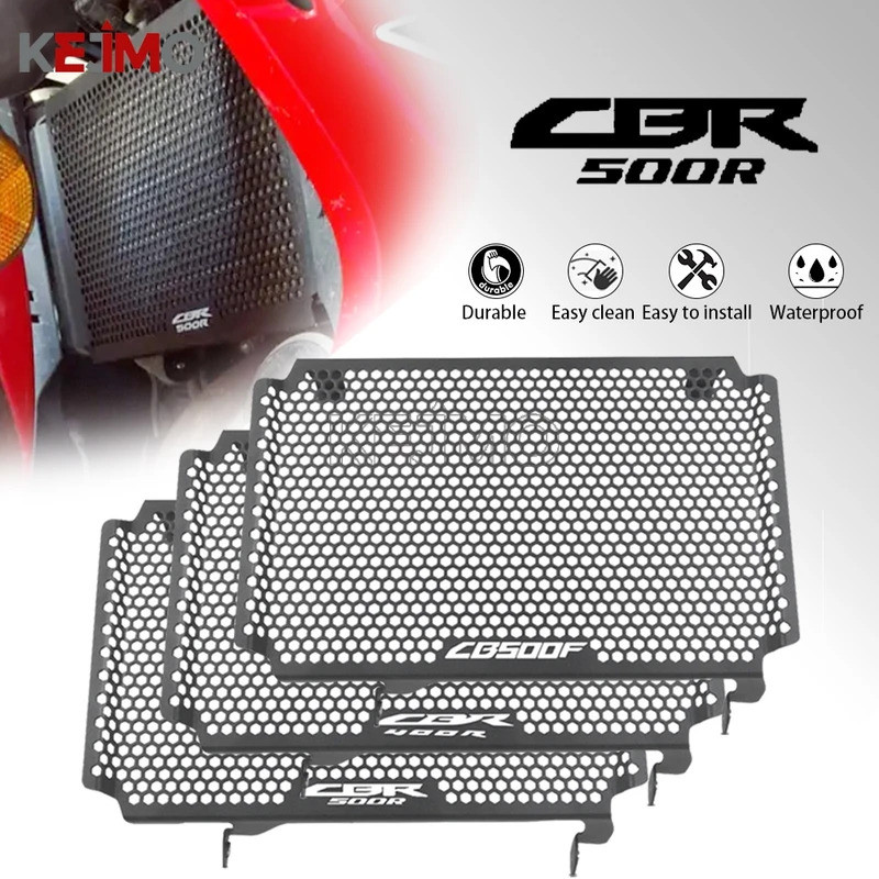 สําหรับ Honda CBR400R CB500F CBR500R 2026 2025 2024 หม้อน้ํารถจักรยานยนต์ Grille Guard Cover Protect