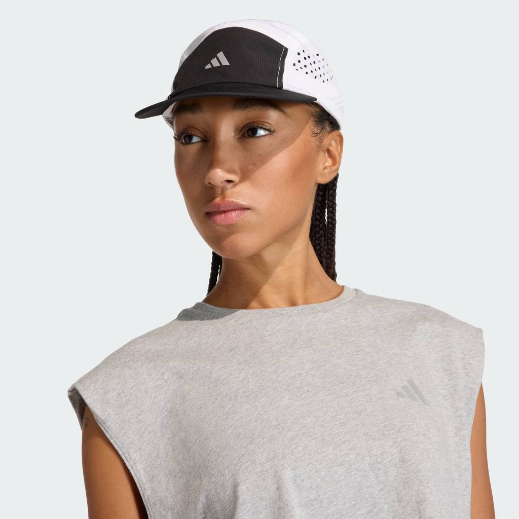 adidas วิ่ง หมวกแก๊ปวิ่ง 5-PANEL CLIMACOOL Unisex สีดำ KG6012