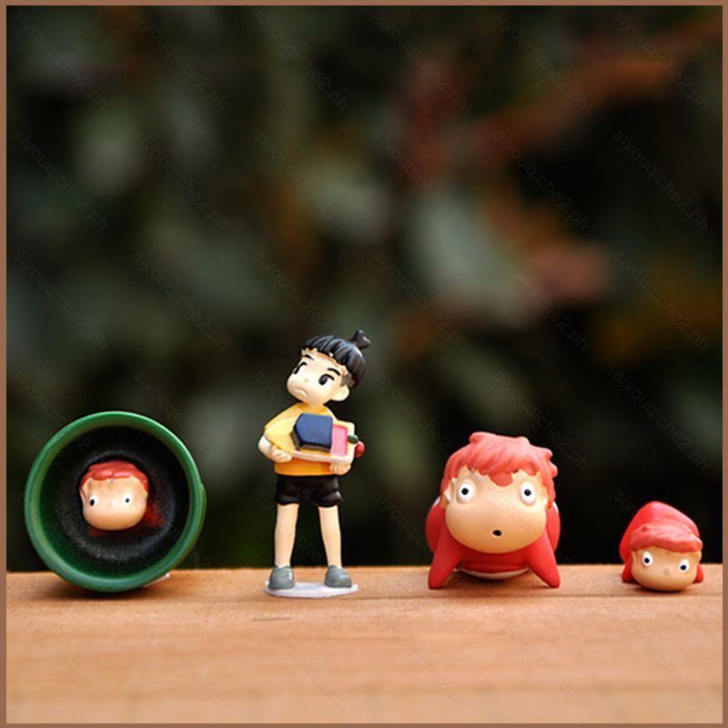 SY2 Totoro Hayao Miyazaki Studio Ghibli Ponyo ในถังพวงกุญแจโทรศัพท์ PVC ของเล่น Sosuke YS2