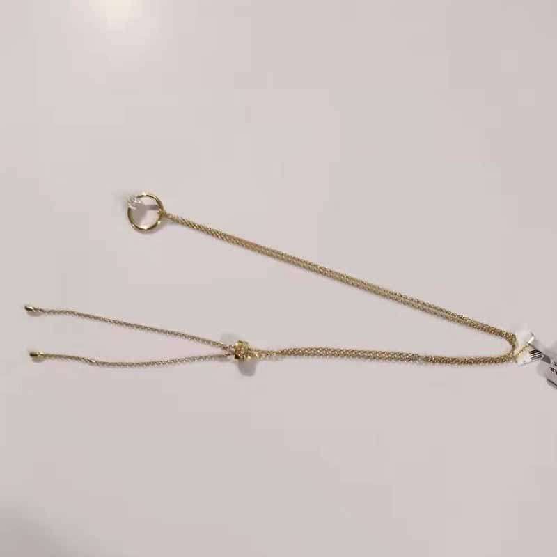 APM แหวนโอนเลื่อนสีเหลืองทอง TOI ET MOI สร้อยคอ AC4682XRH