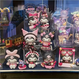 [สินค้าใหม่ขายดี] Sanrio-Sparkling Idol Series Kuromi [รุ่นคุณภาพสูง] ของเล่นตกแต่งเดสก์ท็อปน่ารักสาวของขวัญรูปตุ๊กตารูปตุ๊กตาแอ็คชั่น