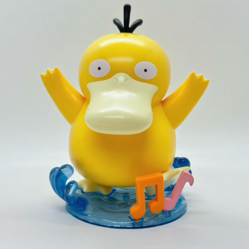 KFC Pokemon Psyduck Music Box Action Figurines รถโต๊ะตกแต่งงานฝีมือของเล่นน่ารักการ์ตูน Animation รุ