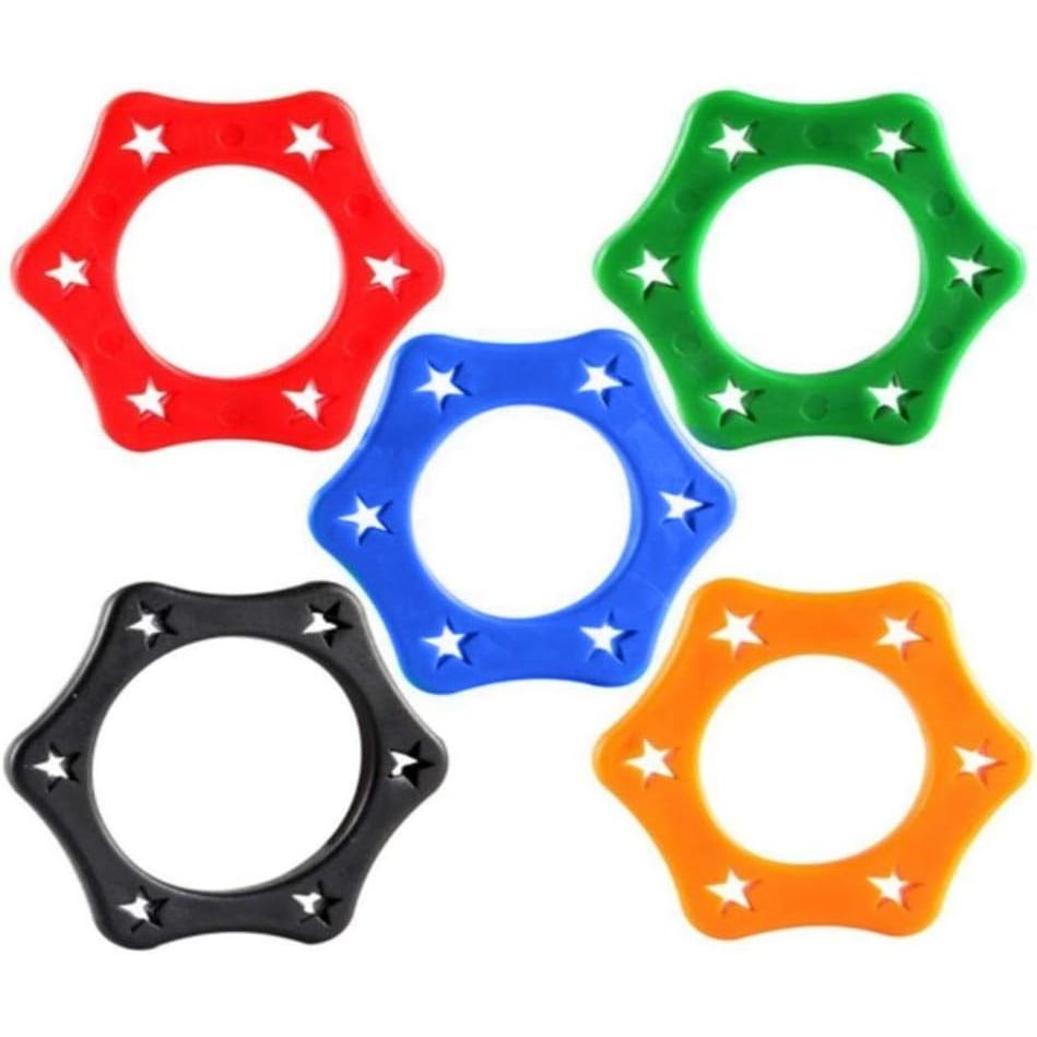 Anti-rolling Handheld Mic Protection Silicone Ring Holder,สําหรับ Shure Wireless Mic 38mm 5 PACK,สํา