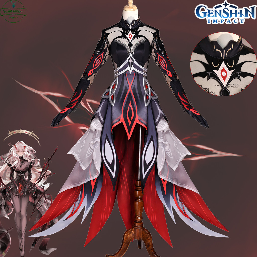 [คลังสินค้าพร้อม]คอสเพลย์ Genshin Impact Selens‌ คอสเพลย์ Ronova คอสเพลย์เครื่องแต่งกายอนิเมะ การฟื้