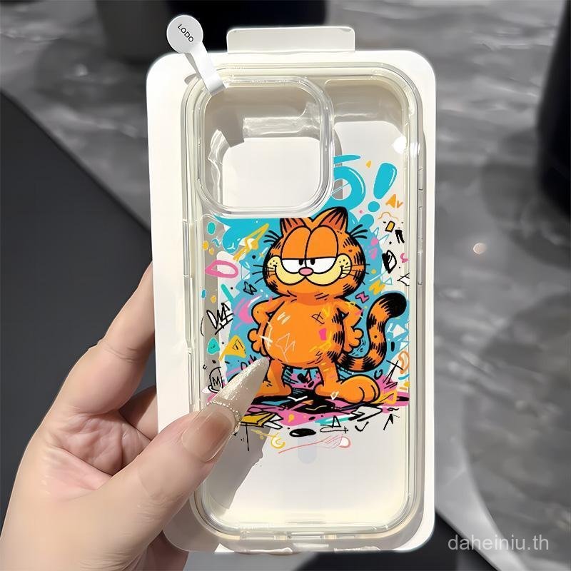 แม่เหล็กดึงดูด Garfield Graffiti สําหรับ iPhone 17 17PROMAX 17PRO 17AIR 13 11 16 15 14 12 11PRO 13PR