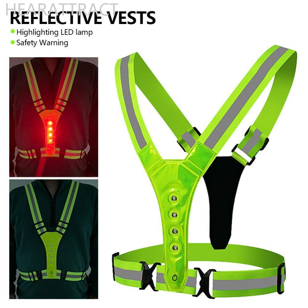 HEARATTRACT Night Running Light ไฟLEDสะท้อนแสง น้ำหนักเบา สำหรับขี่จักรยานกลางคืน L5M8