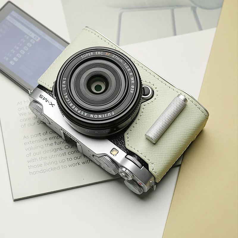 Mr.Stone เคสกล้องหนังแท้สําหรับ Fujifilm X-M5 แฮนด์เมด ป้องกันบอดี้