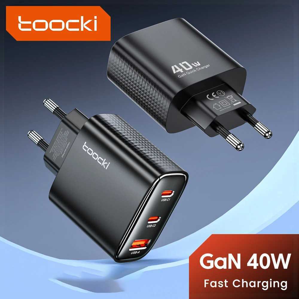 Toocki GaN Multi Port USB Type C 40W Fast Charging หัวชาร์จ - TCT40-22EU