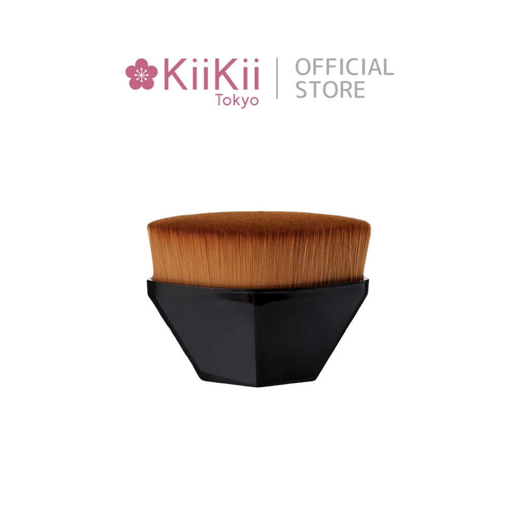 KiiKii แปรงรองพื้น แปรงปัดแก้ม แบบมีกล่อง แปรงแต่งหน้า ขนแปรงหนานุ่ม ลงรองพื้นได้อย่างรวดเร็ว