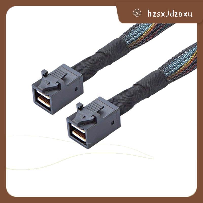 hzsxjdzaxu1m SFF-8643 Mini SAS HD Server เมนบอร์ด Backplane สาย SFF 8643 ถึง 8643 MINI SAS สําหรับคอ