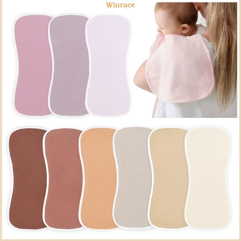 WRC 3xBaby Burp Cloth Drooling Pad สําหรับ Teething Nursing Soft Absorbent Feeding Towel