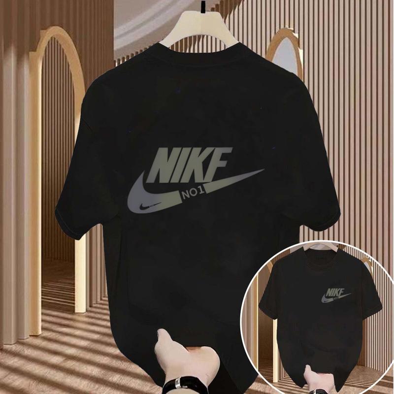 MXC T-SHIRT （1326+1326）เสื้อยืดแฟชั่นมาแรง ลายหน้าหลัง เสื้อคู่ เสื้อแขนสั้น