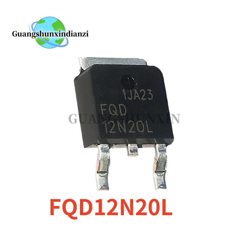 10-20PCS ยี่ห้อใหม่ FQD12N20L FQD12N20LTM TO-252 FQD12N20 12N20L 12A 200V ในสต็อก VTC4