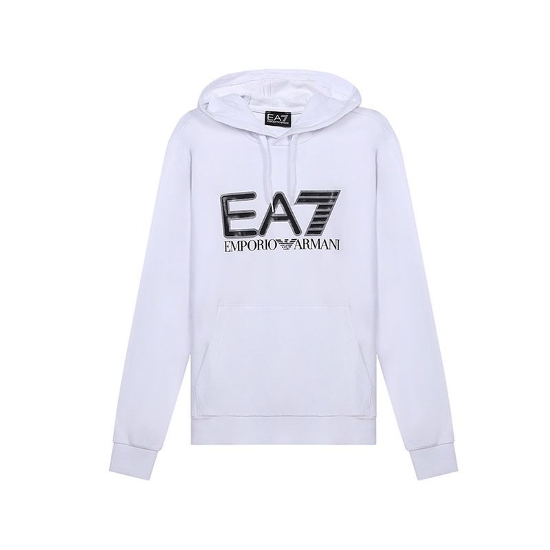 Armani EA7 Armani Mens Hooded Sweatshirt LOGO Pattern 6KPM62 PJ05Z