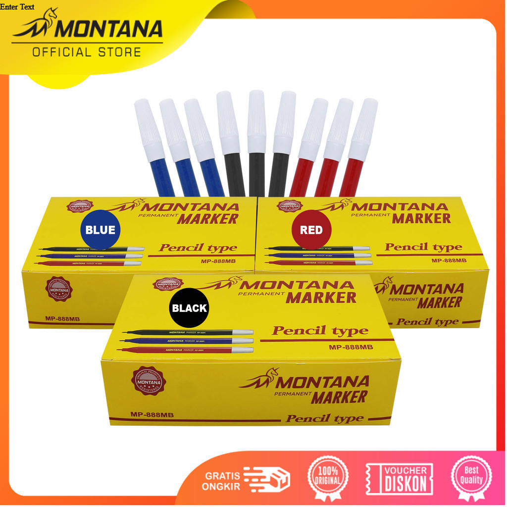Montana ปากกามาร์กเกอร์ถาวรขนาดเล็ก/มาร์กเกอร์ถาวร/MP-888 RETAIL