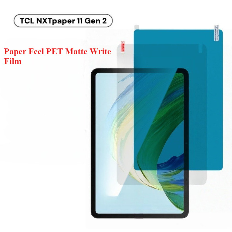กระดาษรู้สึก PET Matte เขียนฟิล์มสําหรับ TCL NXTpaper 11Gen 2 ป้องกันหน้าจอ TCL NXTpaper11 TCL NXT ก