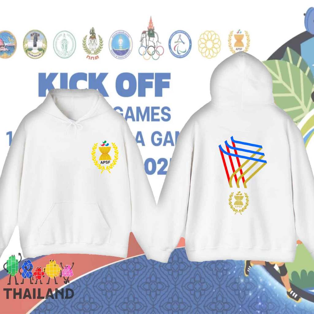 Kids Team Thailand Hoodie | Sawasdee SEA Games 2025 | 120–150cm