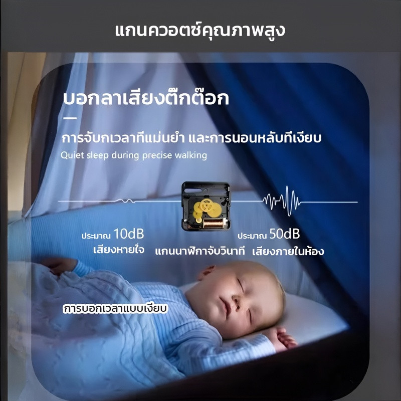 พิถีพิถัน นาฬิกาแขวน นาฬิกาผนัง เต็มไปด้วยความสนุกสนาน การแสดงเวลา ย้อนยุค นาฬิกา ความคิดถึง นาฬิกา ตกแต่ง มัลติฟังก์ชั่น รสนิยมทางศิลปะ ชีวิตที่บ้าน ประณีต - รูปที่ 2