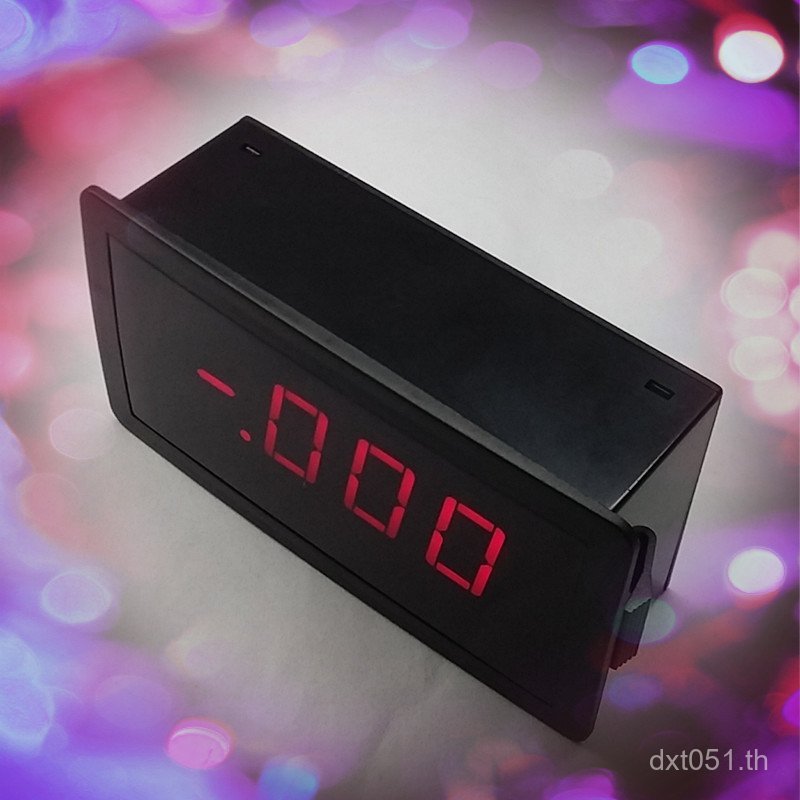 UP5135D DC Fully Enclosed Voltmeter Three-Digit Semi-Digital Digital Display Meter Head Panel Meter 