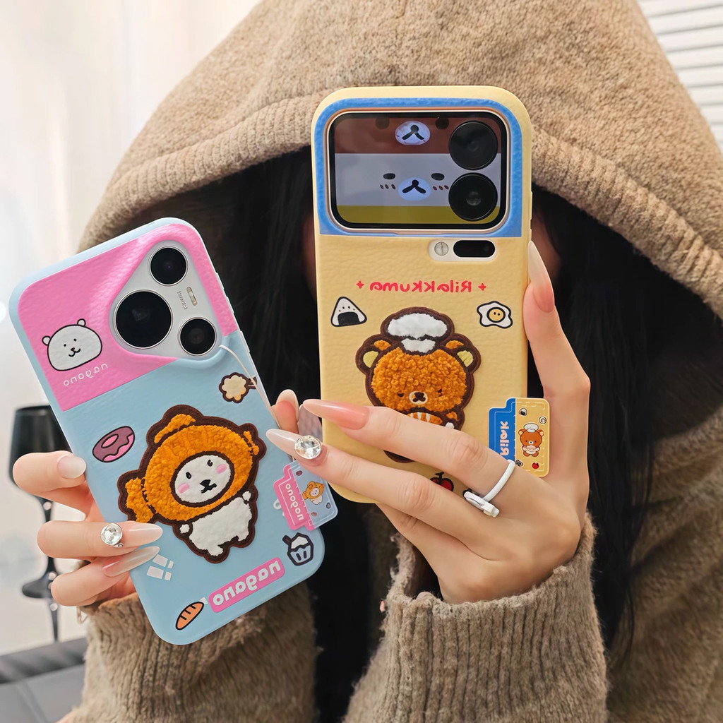 น่ารักKilaku Plush TPUเคสโทรศัพท์สําหรับiPhone 17/16/15/14/13/12/11 Pro/Pro Max - กันกระแทกกันฝุ่นป้องกันรอยขีดข่วนฝาครอบโทรศัพท์นุ่มการ์ตูน