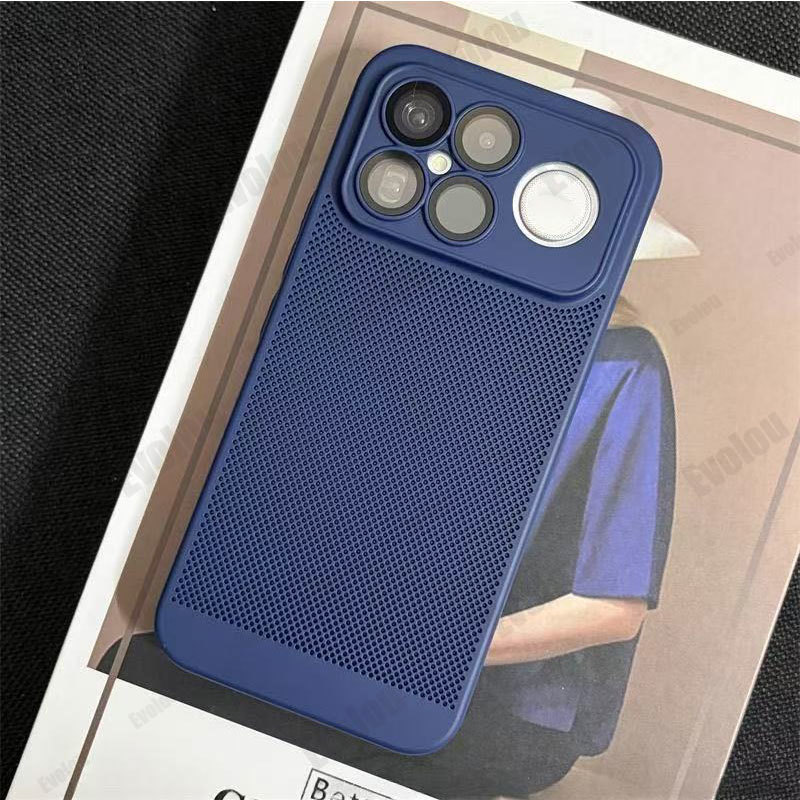 สําหรับ POCO F8 Ultra F8pro การกระจายความร้อน Hard เคสโทรศัพท์สําหรับ POCO F8Ultra Redmi K90 Pro Max Cooling รังผึ้งตาข่าย PC Shell