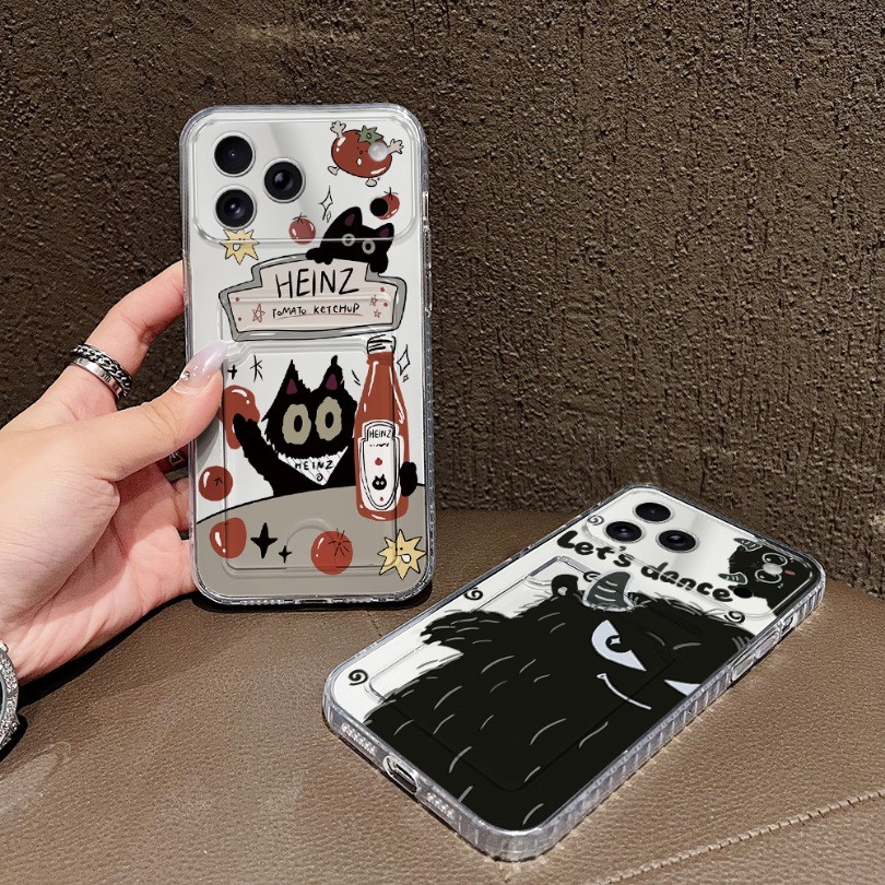 โปร่งใสช่องใส่การ์ดสําหรับ Xiaomi 15T 11T 14T 13T Pro Poco C40 C65 C75 C71 C61 C85 M5S เคสโทรศัพท์ซอ