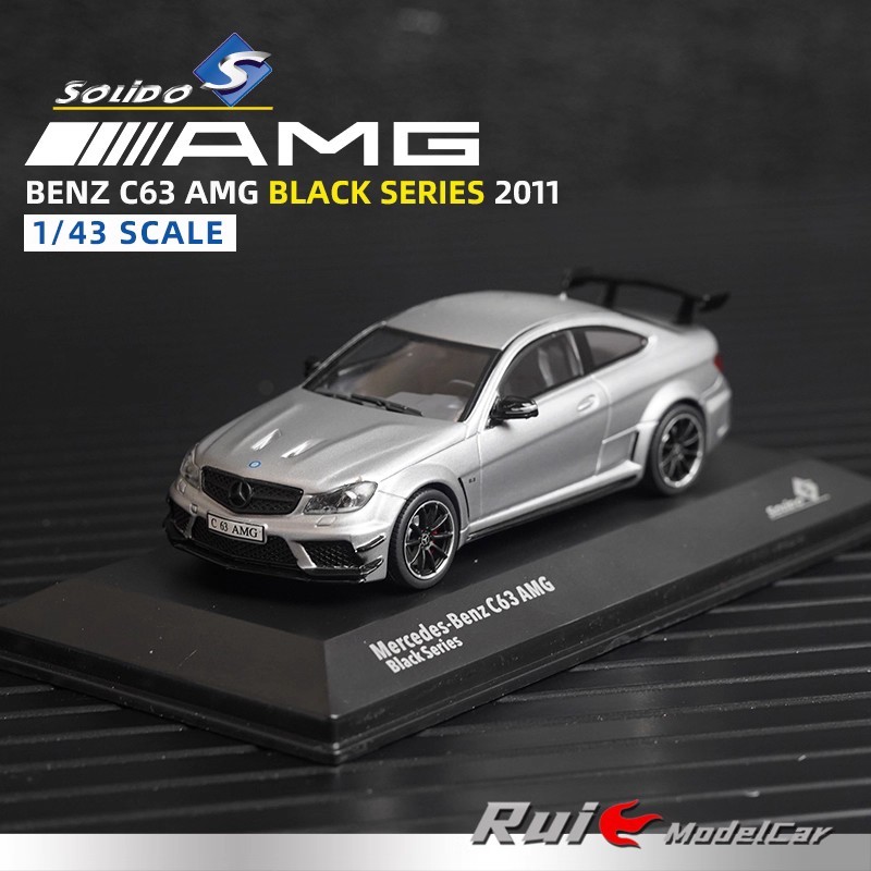 1: 43 Solido Solido Benz Benz C63 AMG Black Series 2011 โมเดลรถเครื่องประดับ