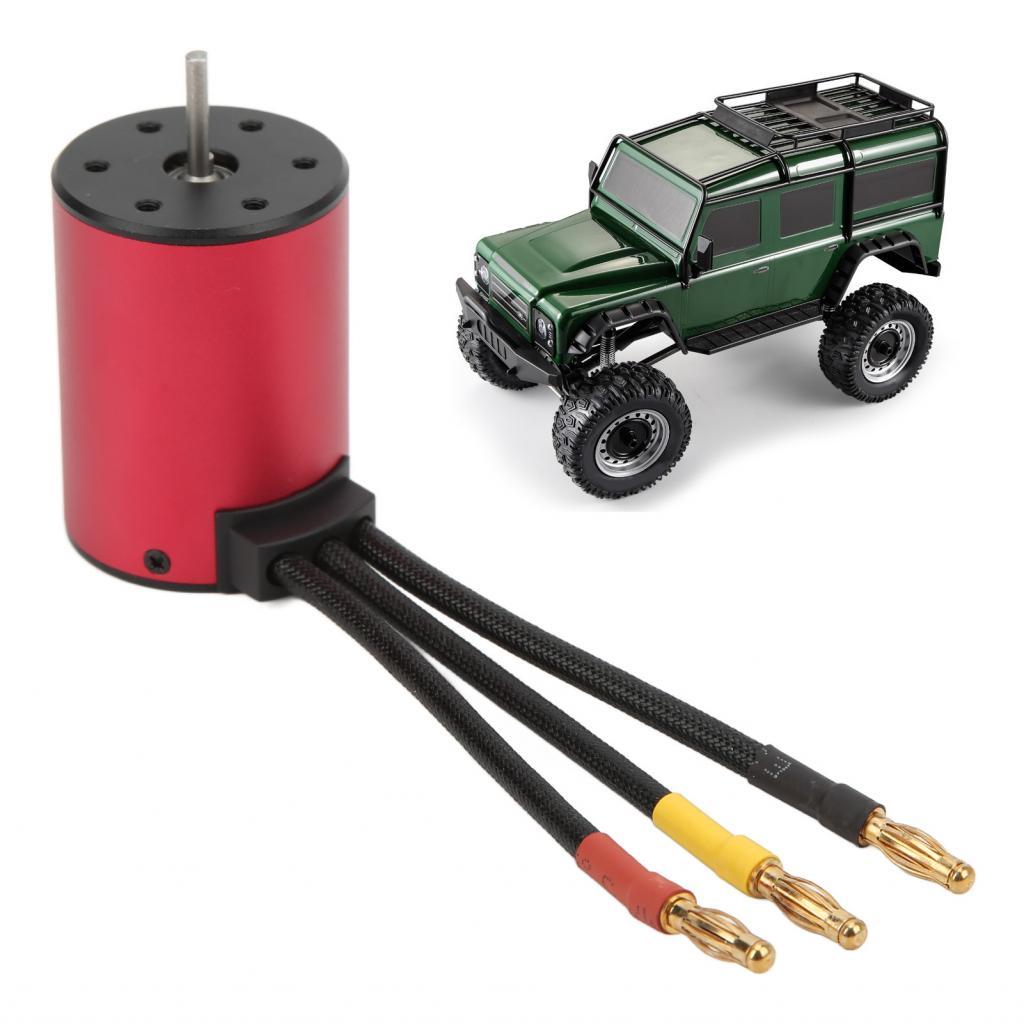 Wowowi 3650 2300KV มอเตอร์ RC Brushless ปรับปรุงประสิทธิภาพสําหรับรถยนต์ 1/10