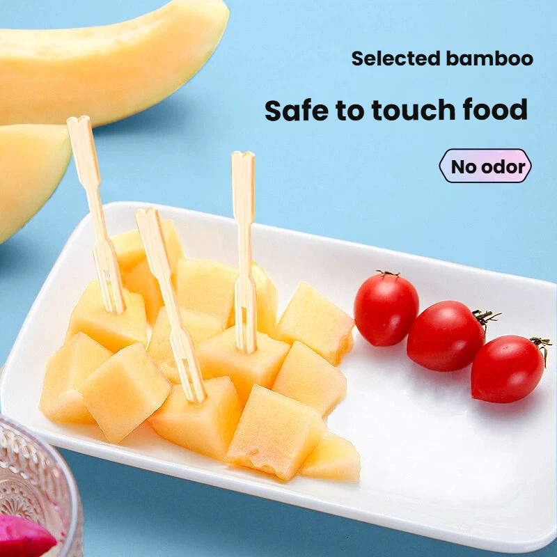 GRAREY GRAREY ส้อมผลไม้ชุดครัวเรือนเค้กขนมหวานส้อมขนาดเล็ก