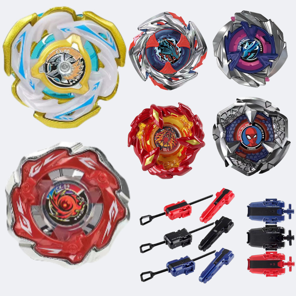 CX-09 CX-00 baybad X DX-16 CX-03 UX-14 UX-11 UX-01 UX-03 BX-23 baybad brust Launcher ของเล่นเด็กโลหะ