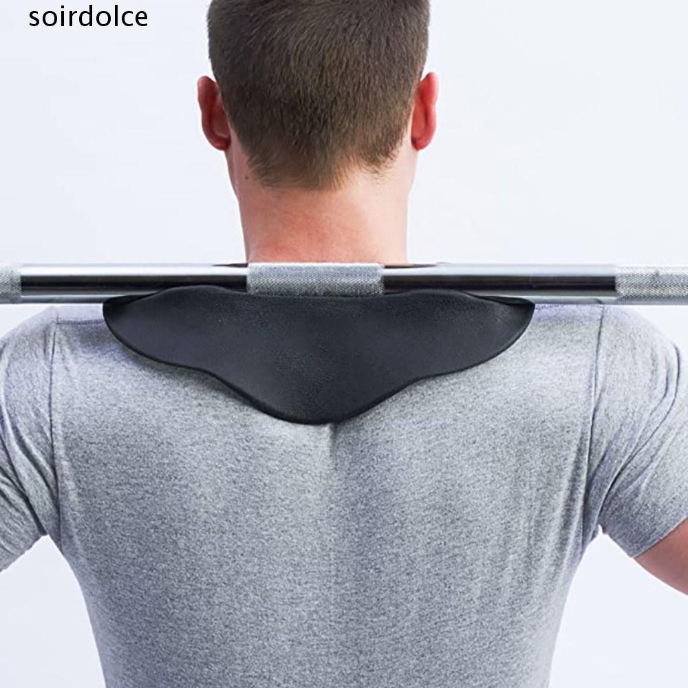 SOIRDOLCE Barbell ปกป้องเบาะ,ยกน้ําหนัก Soft Barbell คอไหล่, TPE Thicken ออกกําลังกายลื่น Barbell ไห