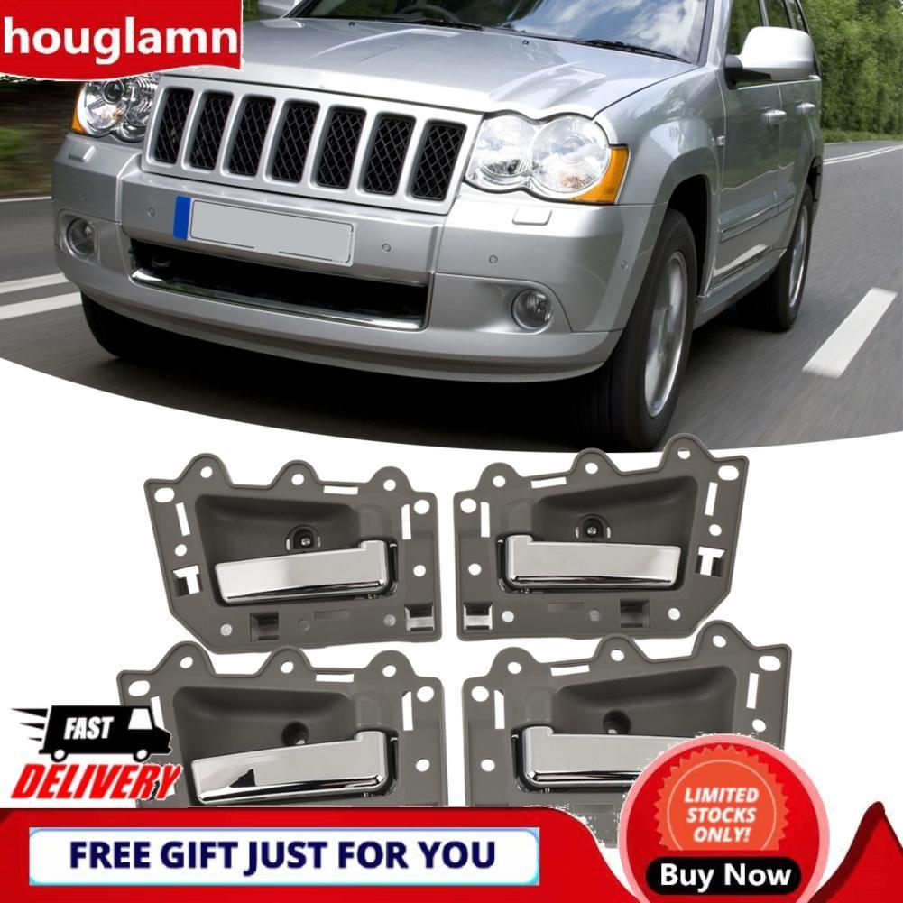 Houglamn Houglamn ภายในประตู Handle 4PCS ภายในจับ 1JV471J3AA ด้านหน้าด้านหลังผู้โดยสารด้านข้างสำหรับ