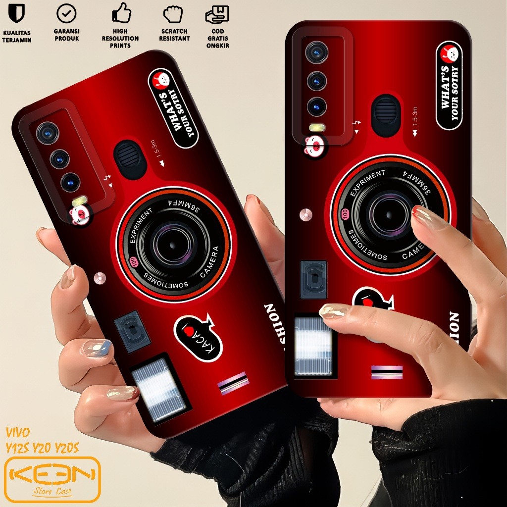 Vivo V2026 V2027 V2029 V2043 Case - Vivo V2026 V2027 V2029 V2043 Camera Motif - Vivo V2026 V2027 V20