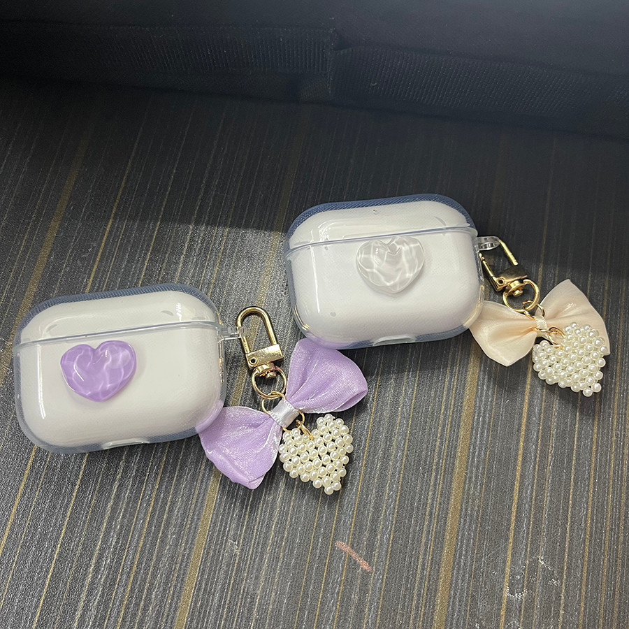 หรูหราใสรักสําหรับ QCY MeloBuds Pro / arc buds lite/AilyBuds Pro กรณีซิลิโคนอ่อนนุ่มหูฟังสําหรับ QCY