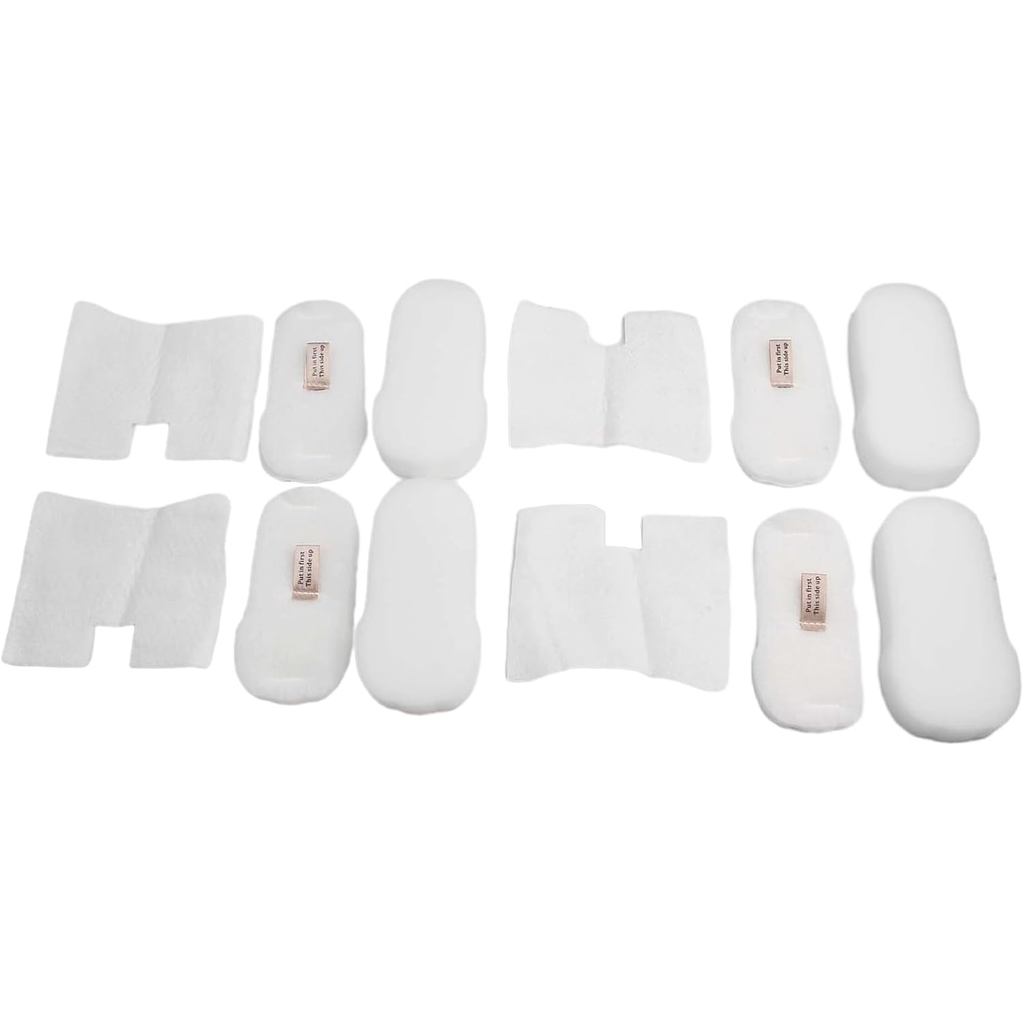 ตัวกรอง 4 แพ็คสําหรับ Shark HZ600 HZ602 HZ700 HZ702 QS700 XFFKHZ2000, เปลี่ยนตัวกรอง XFFKHZ3000 ปรับ