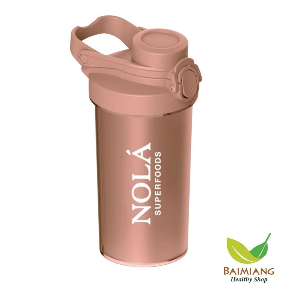 [สินค้าแถมฟรี] NOLA SUPERFOODS PROTEIN SHAKER BOTTLE ขนาดบรรจุ 550 ml. (05522)