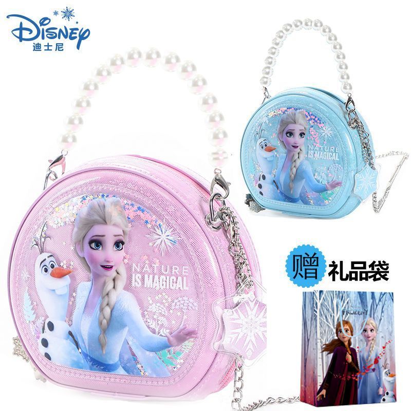 Disney Princess Elsa กระเป๋าถือกระเป๋า Messenger กระเป๋าเด็กหญิงแฟชั่น Elsa วันเกิดวัน 6 ของขวัญ