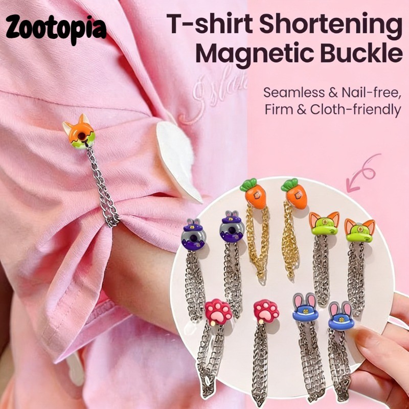 Zootopia Pants Leg Fixation Artifact Pants Anti-mpping Magnetic Buckle Chain