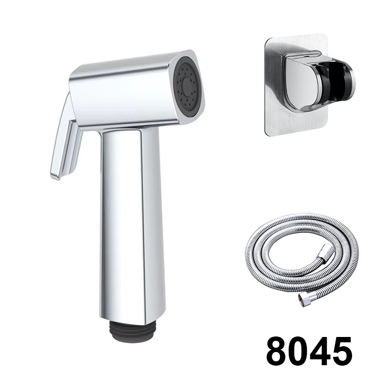 A【Toilet spray gun set】bidet Sprayer ABS bidet 3in1หัวสเปรย์, ส่วนประกอบห้องน้ำ, ชุดท่อสปริงเกลอร์, หัวทำความสะอาดคุณภาพ - รูปที่ 2