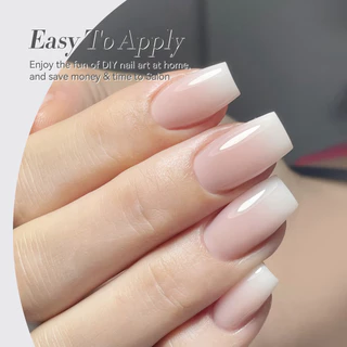 【Local】BORN RRETTY 15ml Milky Jelly White Gel ยาทาเล็บ Ice Clear Nude สีชมพูสี UV Soak Off เจลเคลือบเงาเล็บหยกเจล