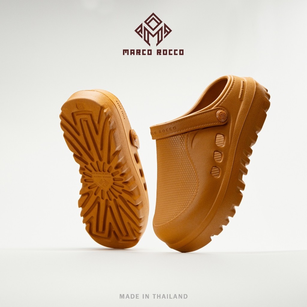 Marco Rocco รุ่น MR8028 รองเท้าเปิดส้น รองเท้าลำลองผู้ชาย ผู้หญิง ดีไซน์ 2IN1 มีสายรัดส้น EVA พื้นนุ่มหนา