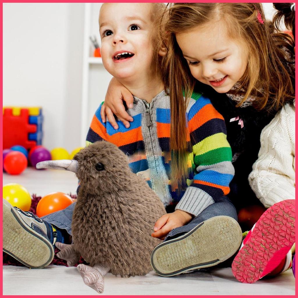 Kiwi Bird Plushies ตุ๊กตาสัตว์ Kiwi Plushie ของเล่นน่ารักน่าเกลียดสัตว์ตุ๊กตาของเล่นสําหรับเด็กสมจริ