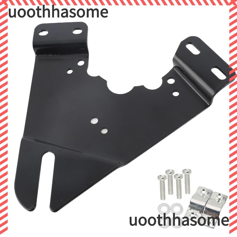 UOTHHASOME มอเตอร์แผ่นยึด,เหล็กสีดําไฟฟ้ารอบมอเตอร์แผ่น,ทนทานน้ําหนักเบามอเตอร์แผ่นยึดสําหรับ MY1016