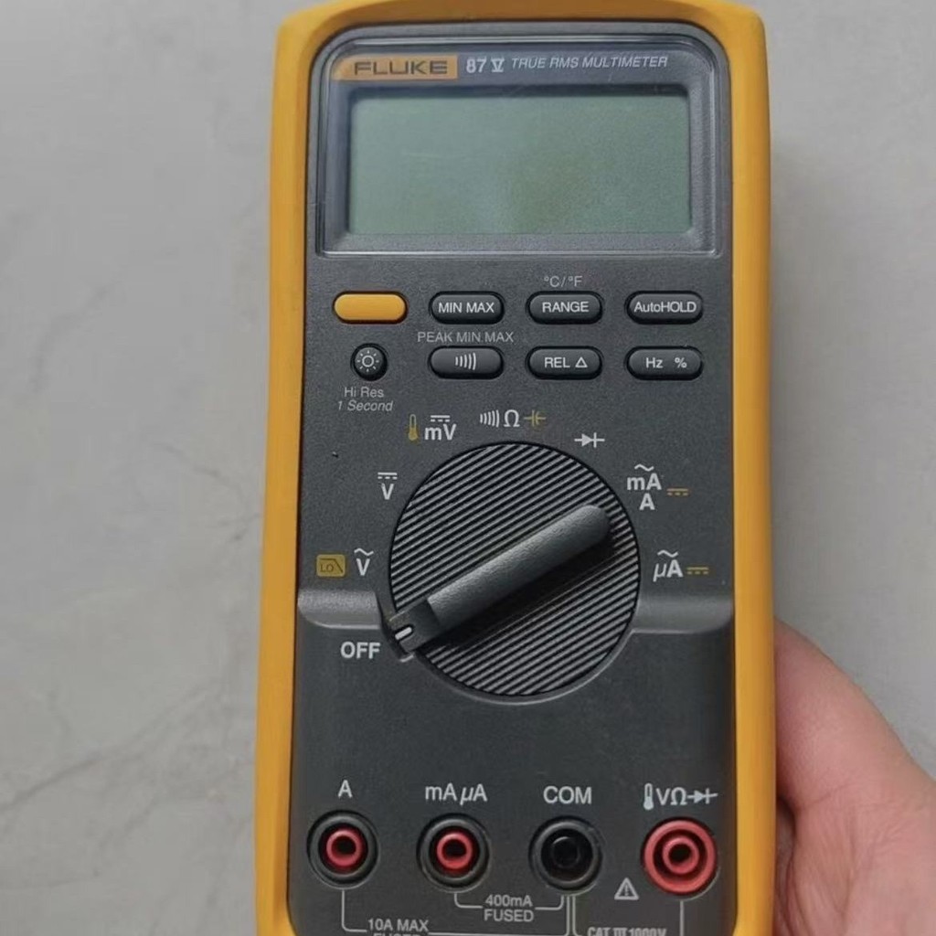 มัลติมิเตอร์แบบมือถือ Fluke Fluke 87V/87VMAX มัลติมิเตอร์แบบดิจิตอลอัจฉริยะมูลค่าที่แท้จริงขนาดเล็ก