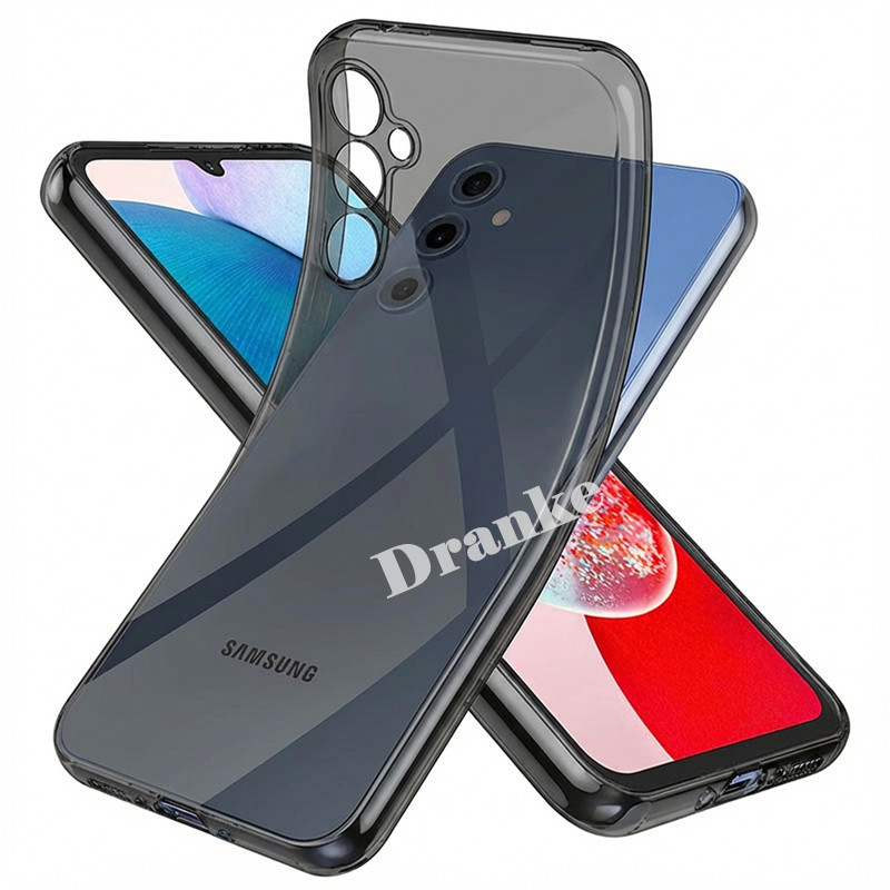 สําหรับ Samsung Galaxy A25 6.5 นิ้ว SM-A256E A256B A256U A256U1 Silky Smooth Soft Smoky สีดําโปร่งแส