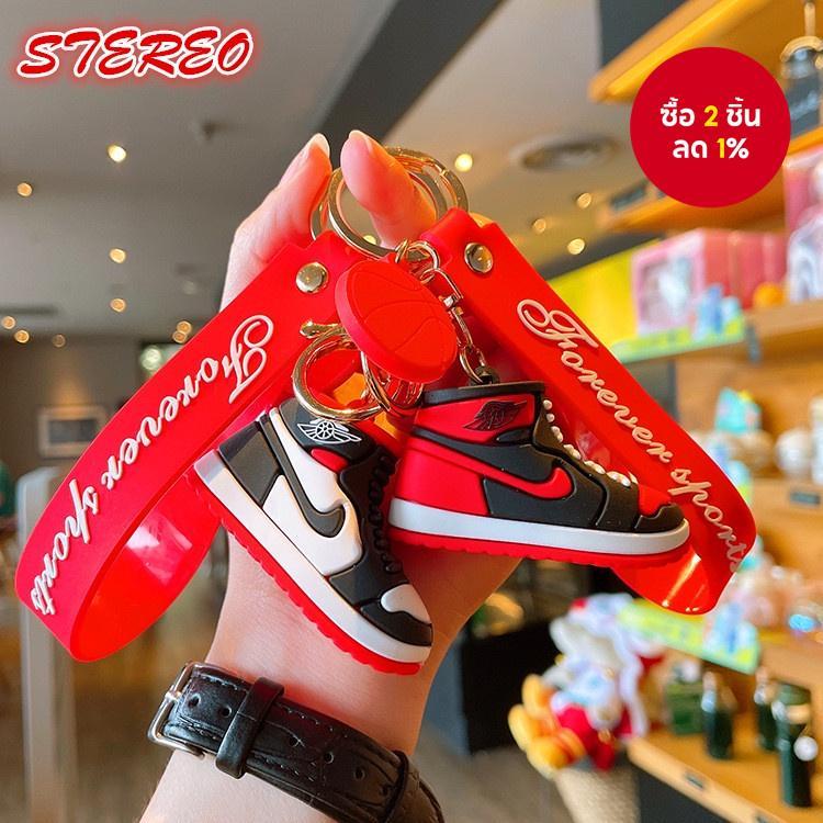 พวงกุญแจจี้ตุ๊กตาการ์ตูนรถยนต์ AJ Shoes สําหรับผู้ชายและผู้หญิง