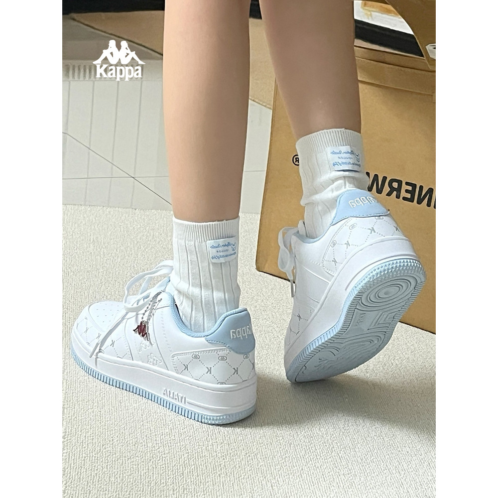 Kappa รองเท้า-soled สีขาบสำหรับผู้หญิง ดีไซน์ใหม่ฤดูหนาว สวมใส่สบาย