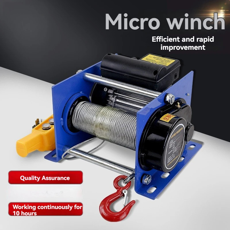 รอกไฟฟ้า Winch Extractor ไฟฟ้า Winch 220V Off-road กันน้ํา Winch รถติดตั้ง Mini Crane