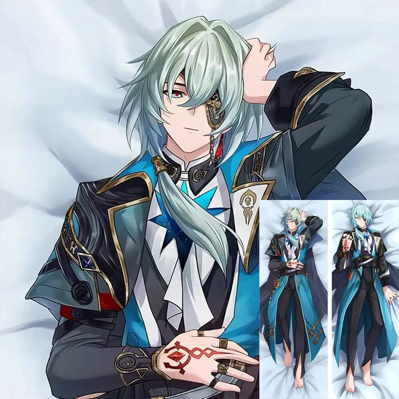 Honkai Star Rail Anaxagoras Dakimakura Hing Case อะนิเมะหมอนปลอกหมอนอิง